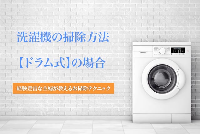 主婦直伝 自分でできるドラム式洗濯機の掃除方法とクリーニング業者の選び方 ハウクリ部