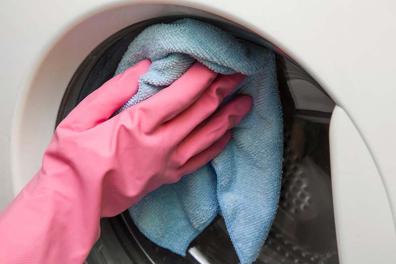 ドラム式洗濯機を掃除するときの注意点